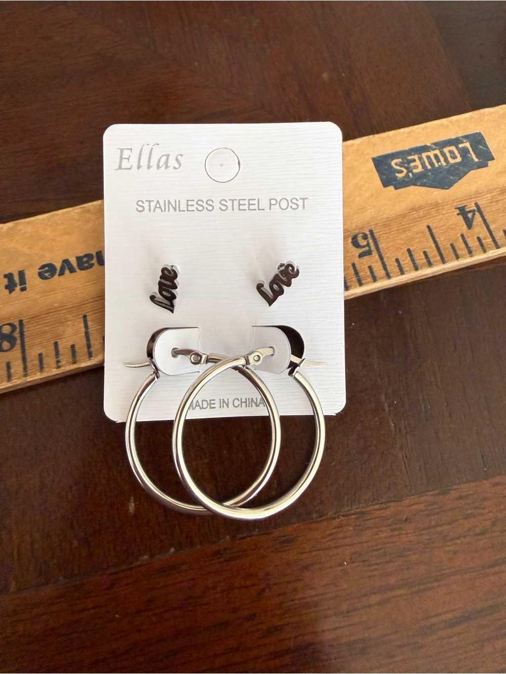 New Stainless Steel Post earrings